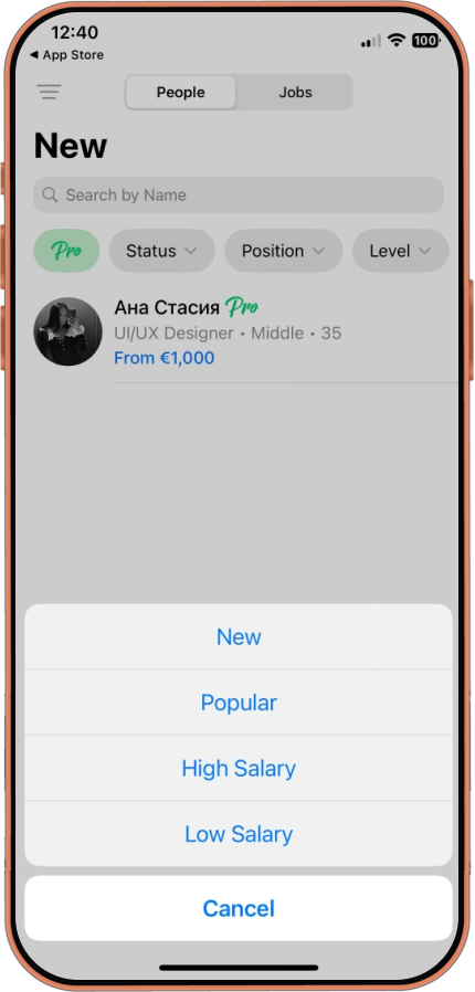 Mobile UI 1
